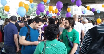 Flashmob no vão do Masp foi um sucesso 26.09 - Flashmob Literario - Ler move o mundo - Equipe BSP 3