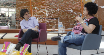 Bate-papo com Cíntia Moscovich foto do segundas intencoes de novembro na bvl com cintia moscovich