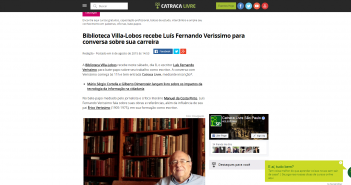 Biblioteca Villa-Lobos recebe Luís Fernando Verissimo para conversa sobre sua carreira Biblioteca Villa Lobos recebe Luís Fernando Verissimo para conversa sobre sua carreira Catraca Livre