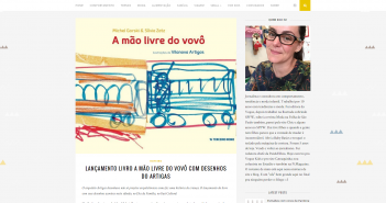 Lançamento livro ‘A mão livre do vovô’ com desenhos do Artigas Crédito: Reprodução Web