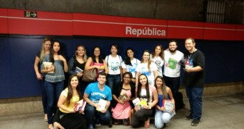 O metrô virou biblioteca Fonte: blog Danilo Venticinque