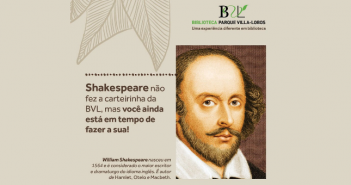 Você já fez a sua carteirinha da BVL? shakespeare 2