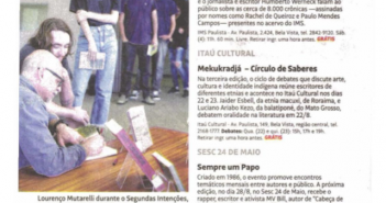 Segundas Intenções na BVL consta de matéria do Guia da Folha GuiaFolha