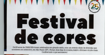 Revista Crescer: veja matéria publicada sobre o festival realizado na BVL crescer