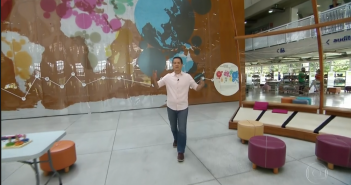 Programa Antena Paulista abre espaço para a BVL Calor Tramontina, apresentador do Programa Antena Paulista / TV Globo / Reprodução