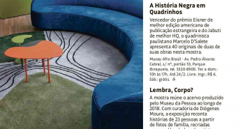 Exposição Lembra, Corpo? está no Guia da Folha Folha de S. Paulo / Guia da Folha / Reprodução