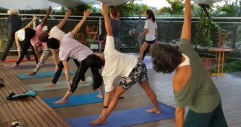 Yoga tem lugar especial na biblioteca Foto: Equipe SP Leituras.