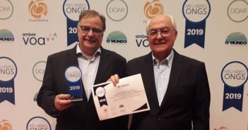 SP Leituras está entre as 100 Melhores ONGs do Brasil pelo segundo ano consecutivo Pierre André Ruprecht e Miguel Gutierrez, respectivamente, diretor executivo e diretor administrativo-financeiro da SP Leituras. Foto: Equipe SP Leituras.