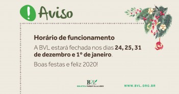 Atenção ao horário de funcionamento de final de ano! BVL-Monitor-fimdeano