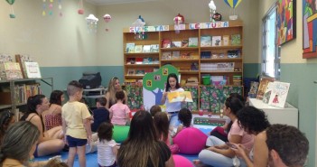 Itapetininga relata sucesso do programa Lê no Ninho na sua Biblioteca Pública Lê no Ninho na Biblioteca Pública de Itapetininga. Foto: Talita Floriano