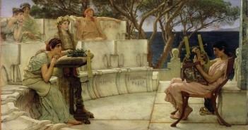 Obra de poeta da antiguidade está no Leitura ao Pé do Ouvido Sappho_and_Alcaeus