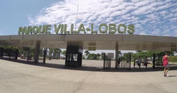 Parque Villa-Lobos tem posto drive-trhu de vacinação contra covid-19 entrada-do-parque-villa